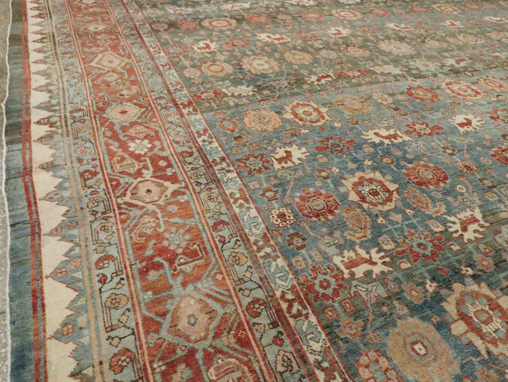 Antique Persian Bidjar Square Room Size Carpet, No.28469 - Gsblank
