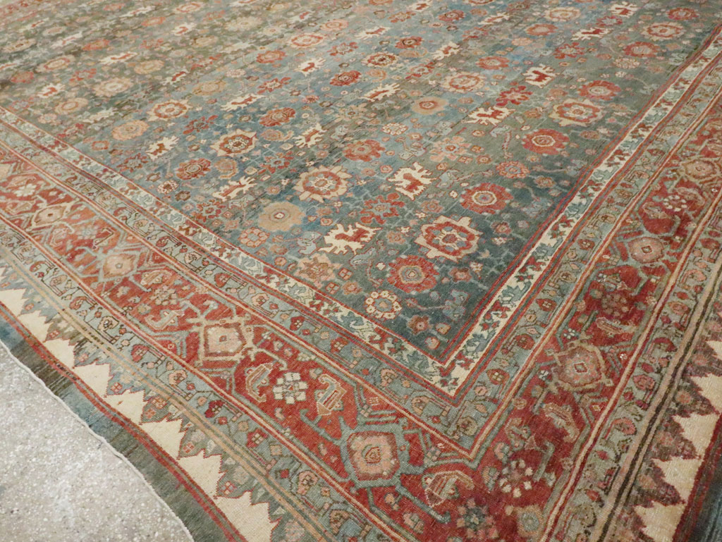 Antique Persian Bidjar Square Room Size Carpet, No.28469 - Gsblank