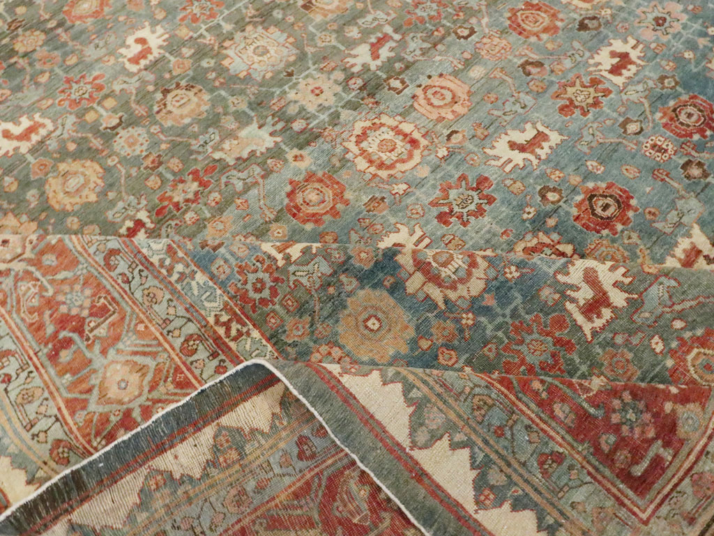 Antique Persian Bidjar Square Room Size Carpet, No.28469 - Gsblank