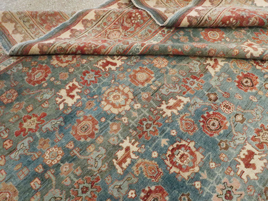 Antique Persian Bidjar Square Room Size Carpet, No.28469 - Gsblank