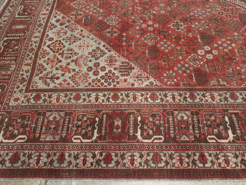 Antique Persian Joshegan Large Room Size Carpet, No.28476 - Gsblank