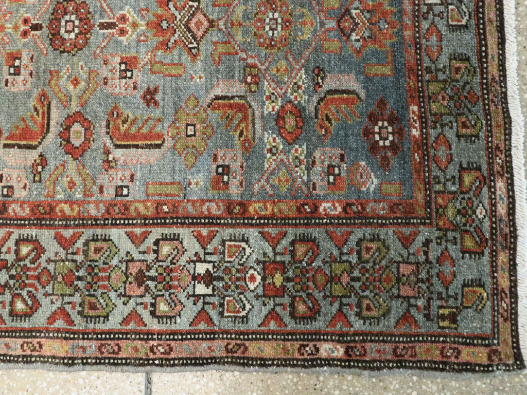Antique Persian Malayer Long Runner, No.28479 - Gsblank