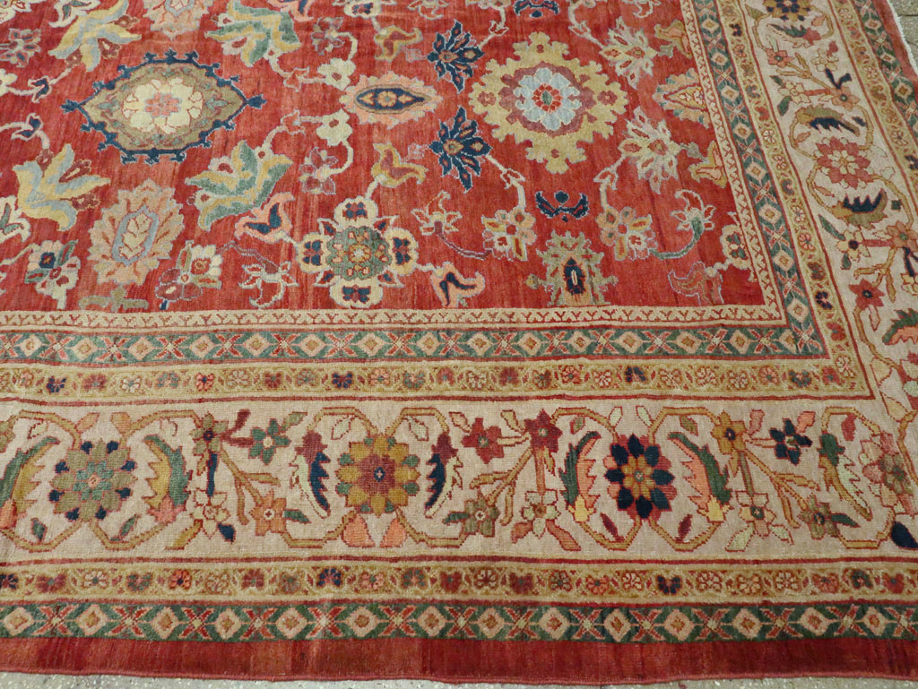 Antique Persian Mahal Oversize Carpet, No.28481 - Gsblank