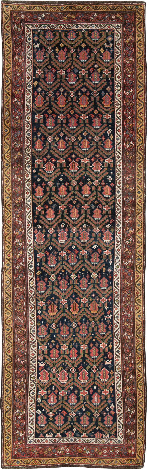 Antique Persian Kurdish Runner, No.28483 - Gsblank