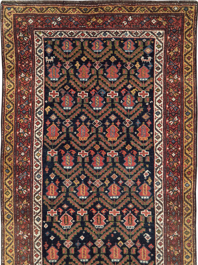 Antique Persian Kurdish Runner, No.28483 - Gsblank