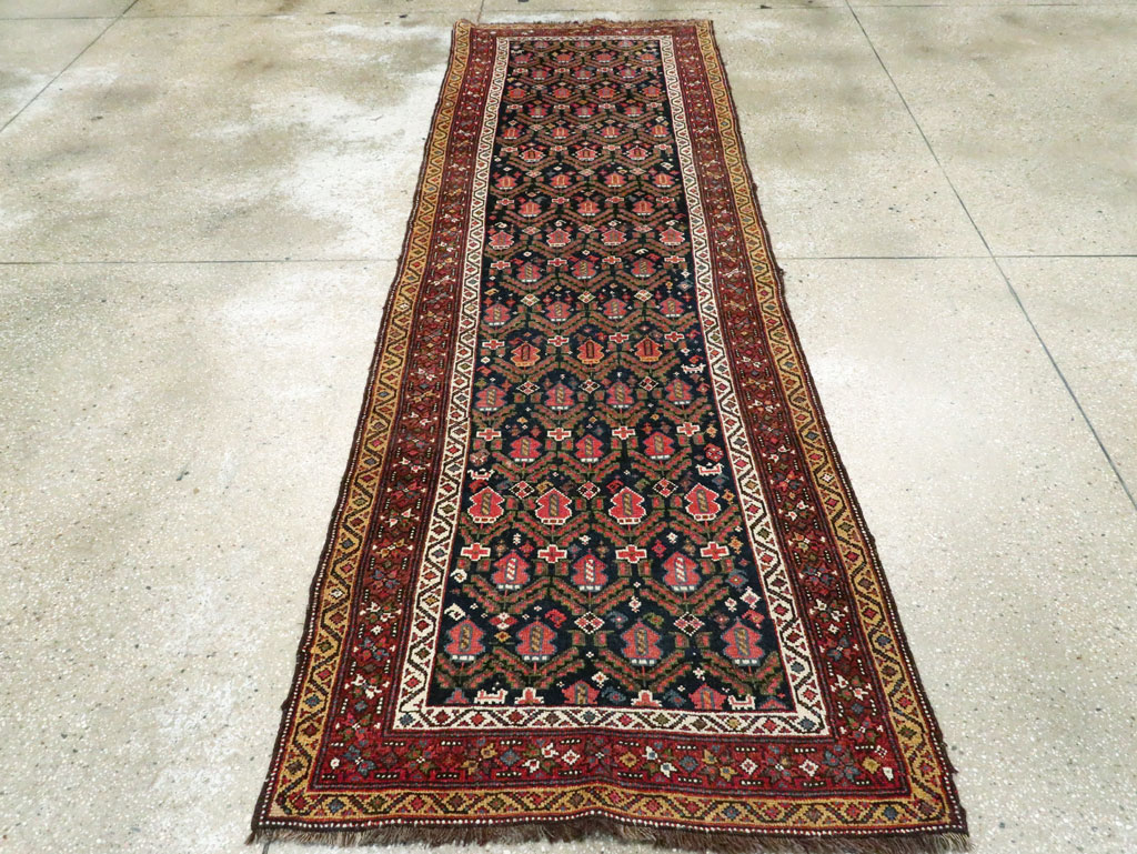 Antique Persian Kurdish Runner, No.28483 - Gsblank