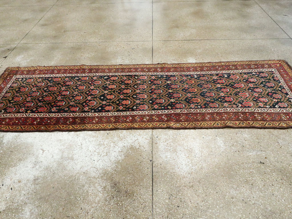 Antique Persian Kurdish Runner, No.28483 - Gsblank