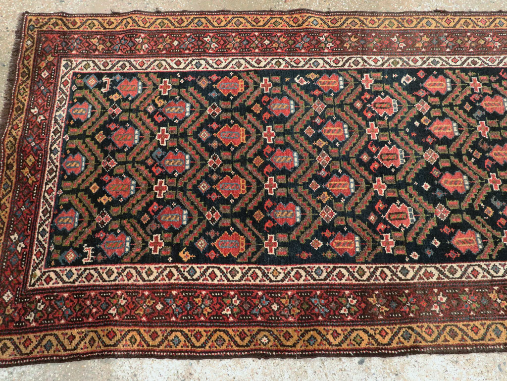 Antique Persian Kurdish Runner, No.28483 - Gsblank