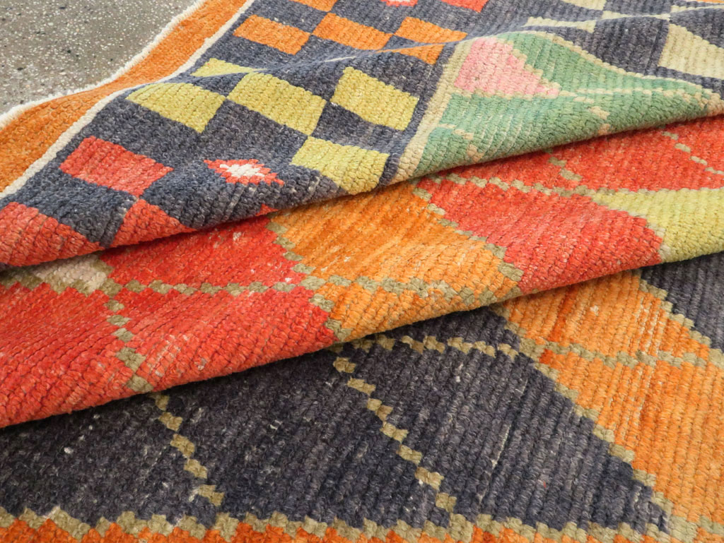 Contemporary Square Turkish Tulu Large Room Size Carpet, No.28485 - Gsblank