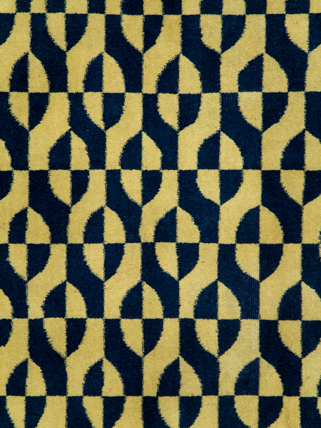 Vintage Anatolian Art Deco Carpet, No.28488 - Gsblank