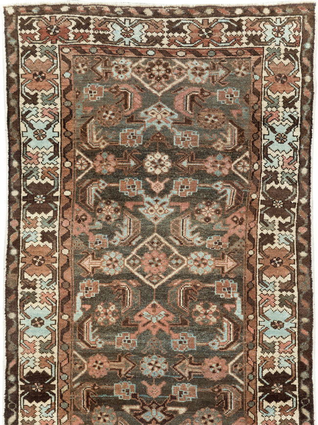 Antique Persian Malayer Runner, No.28491 - Gsblank