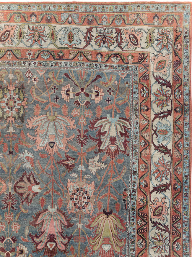 Antique Persian Bidjar Carpet, No.28492 - Gsblank