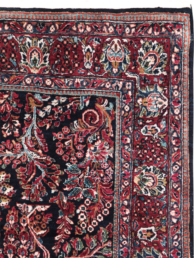Antique Persian Sarouk Carpet, No.28497 - Gsblank