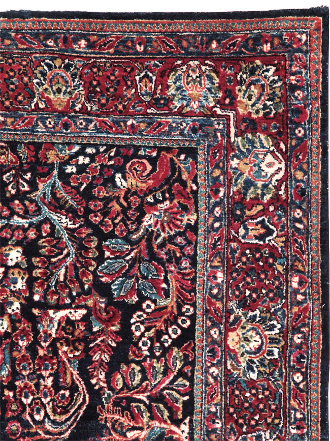 Antique Persian Sarouk Carpet, No.28497 - Gsblank