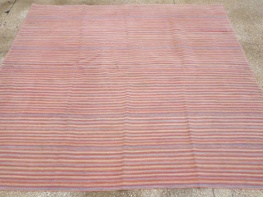 Vintage Persian Flatweave Kilim, No.28505 - Gsblank