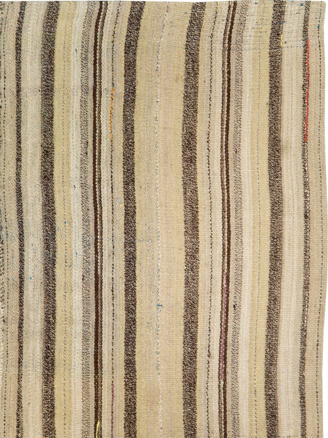 Vintage Persian Flatweave Kilim Accent Rug, No.28511 - Gsblank