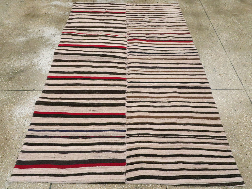 Vintage Persian Kilim Flatweave, No.28513 - Gsblank