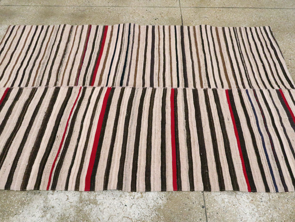 Vintage Persian Kilim Flatweave, No.28513 - Gsblank