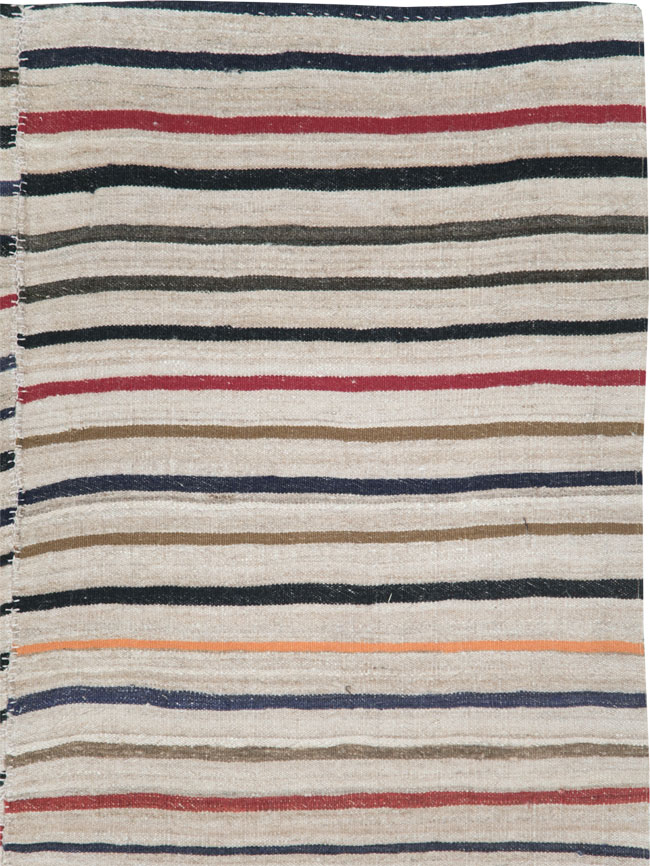 Vintage Persian Kilim Flatweave, No.28516 - Gsblank