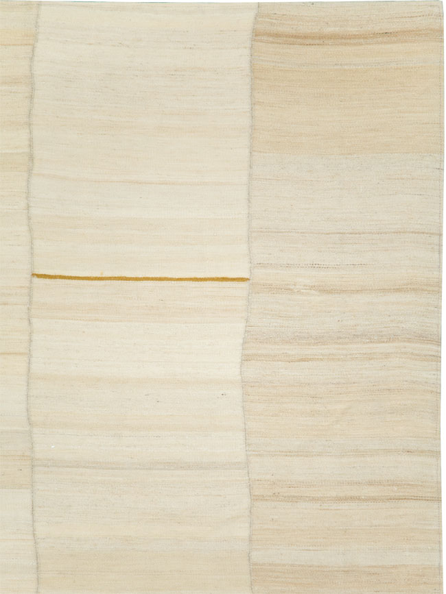 Contemporary Persian Flatweave Kilim Rug, No.28523 - Gsblank