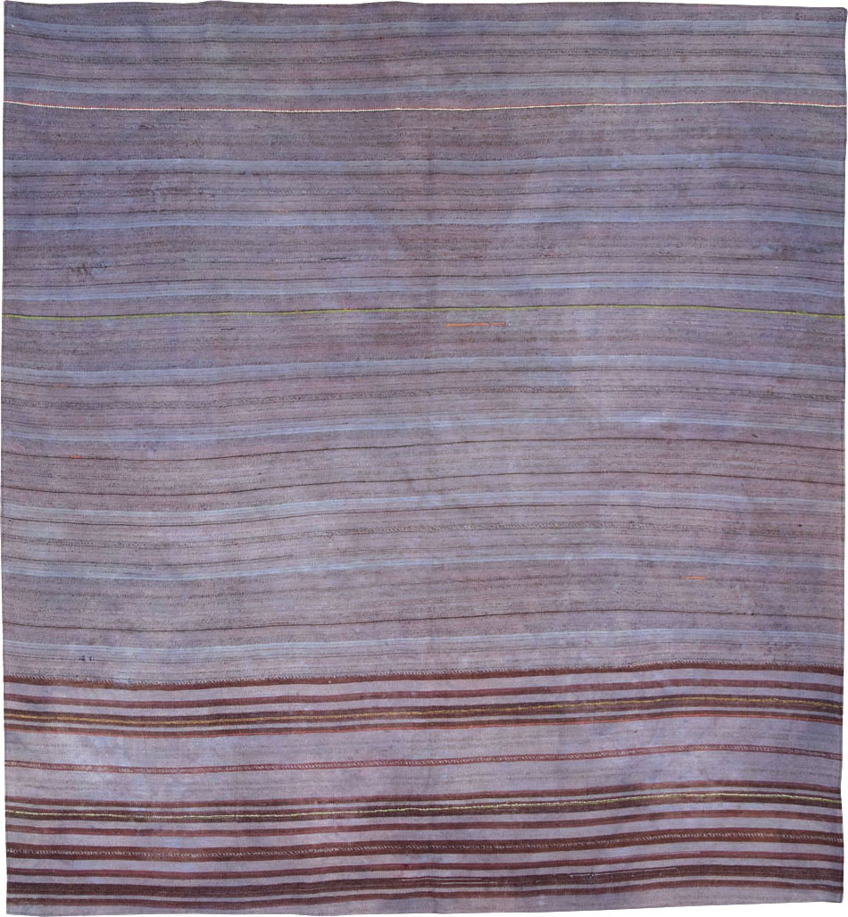 Vintage Persian Flatweave Kilim , No.28524 - Gsblank