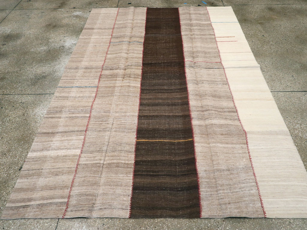 Vintage Persian Flatweave Kilim, No.28526 - Gsblank