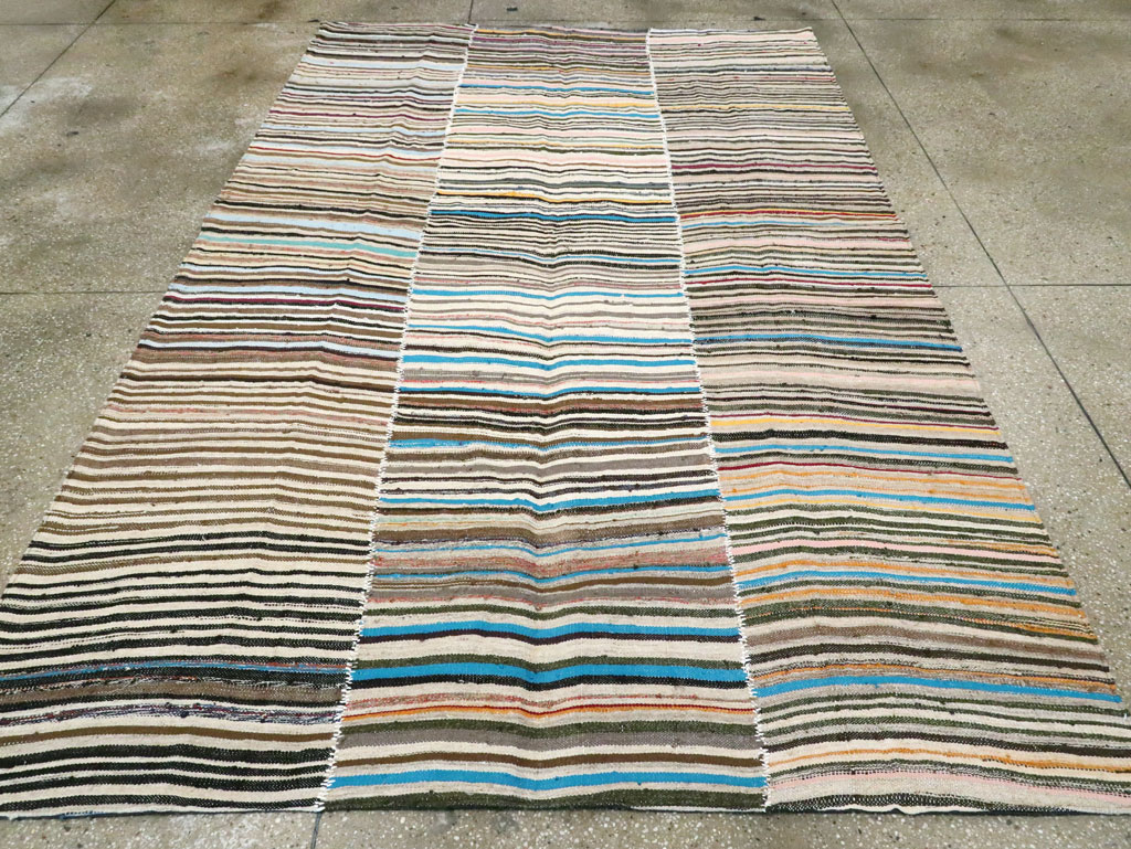 Vintage Persian Flatweave, No.28536 - Gsblank