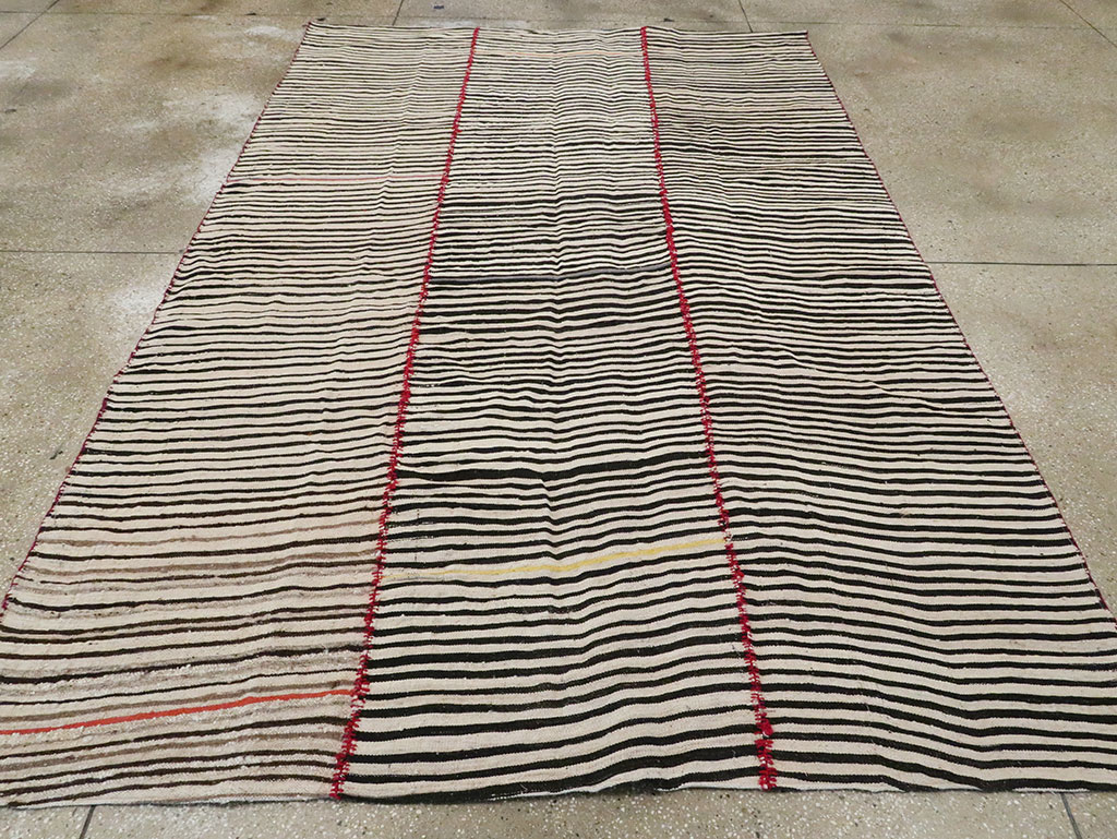Vintage Persian Flatweave Kilim , No.28541 - Gsblank