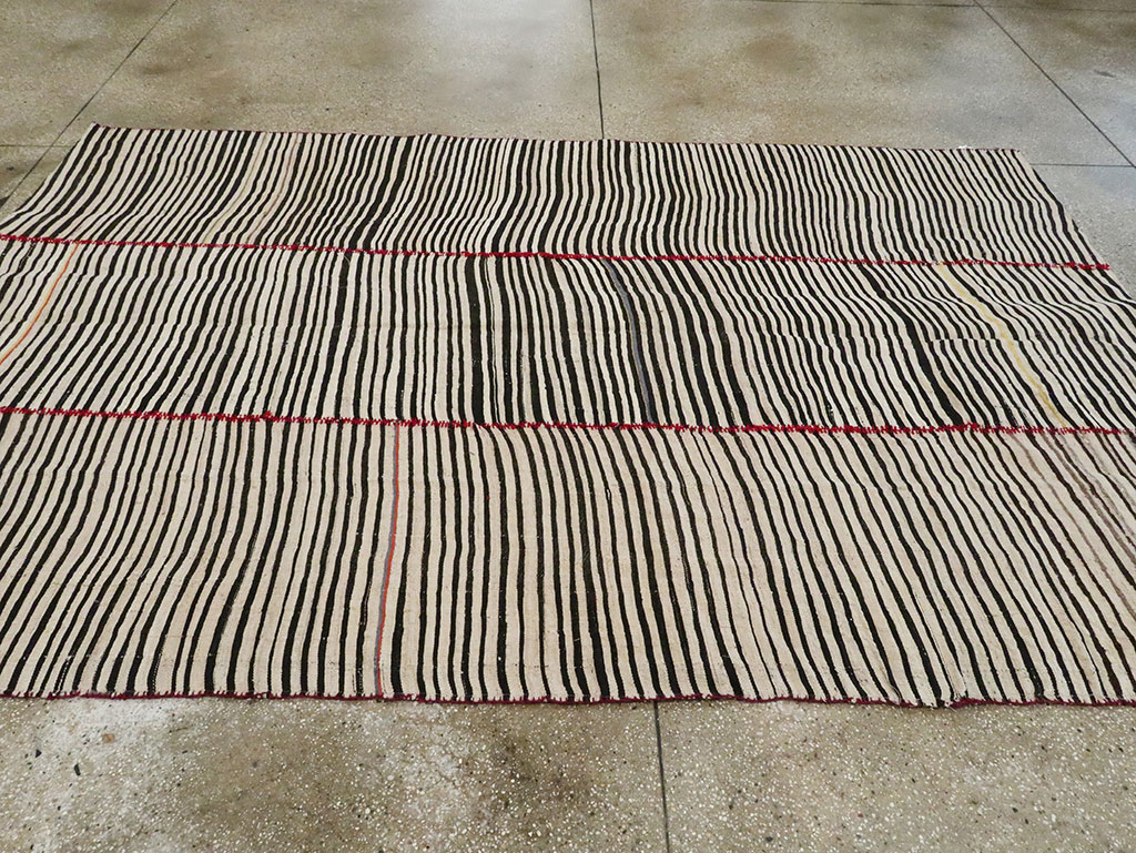 Vintage Persian Flatweave Kilim , No.28541 - Gsblank