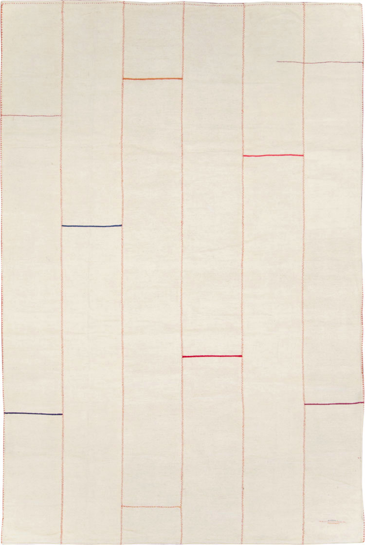 Modern Persian Flatweave Kilim, No.28544 - Gsblank