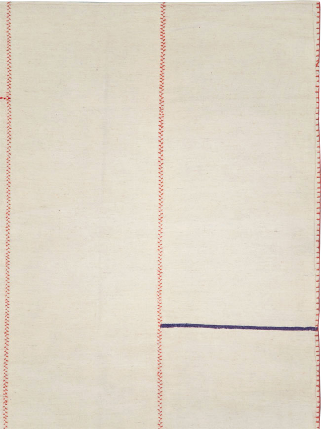 Modern Persian Flatweave Kilim, No.28544 - Gsblank