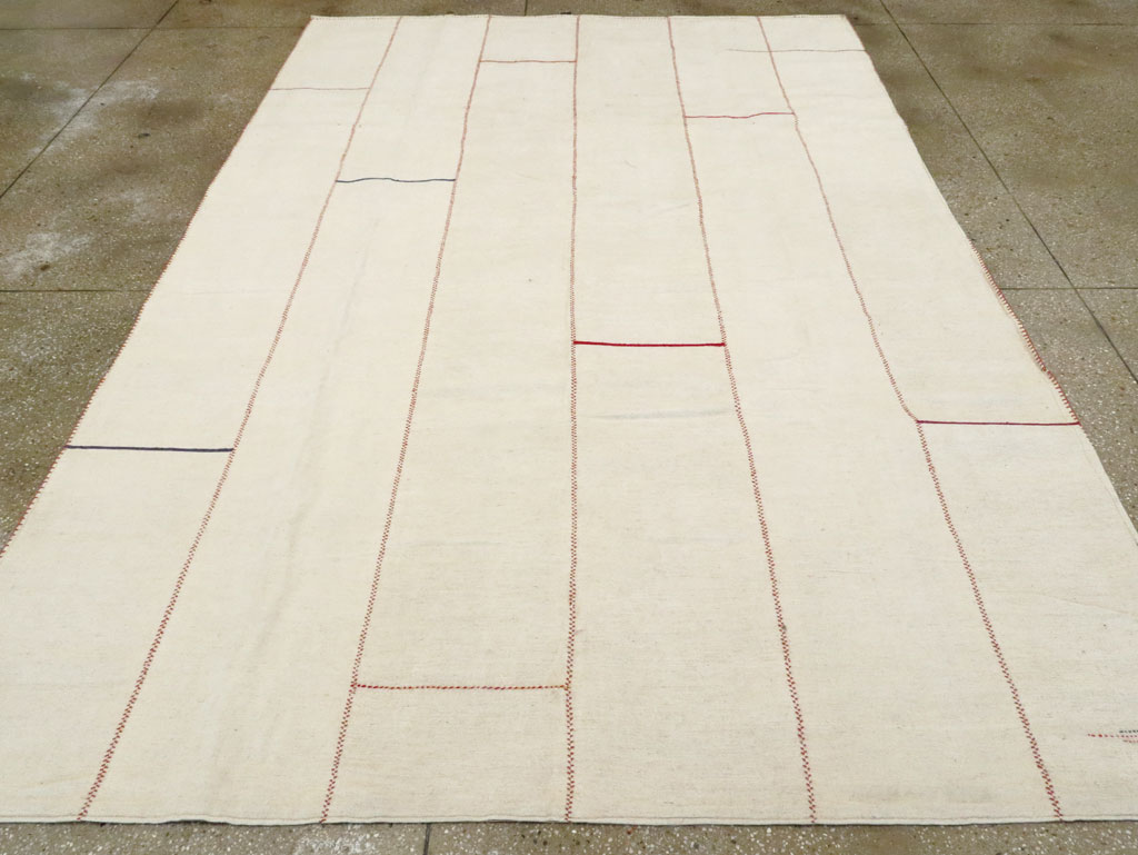 Modern Persian Flatweave Kilim, No.28544 - Gsblank
