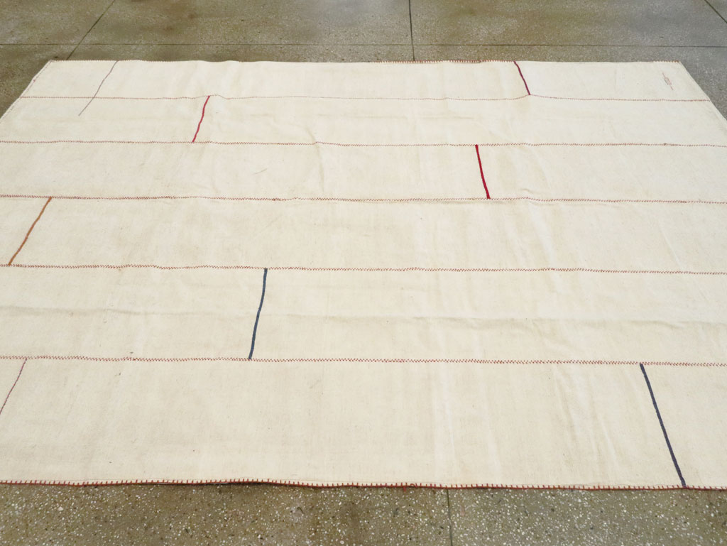 Modern Persian Flatweave Kilim, No.28544 - Gsblank