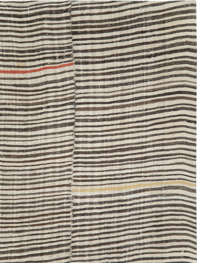 Vintage Persian Mazandaran Kilim Gallery Carpet, No.28549 - Gsblank