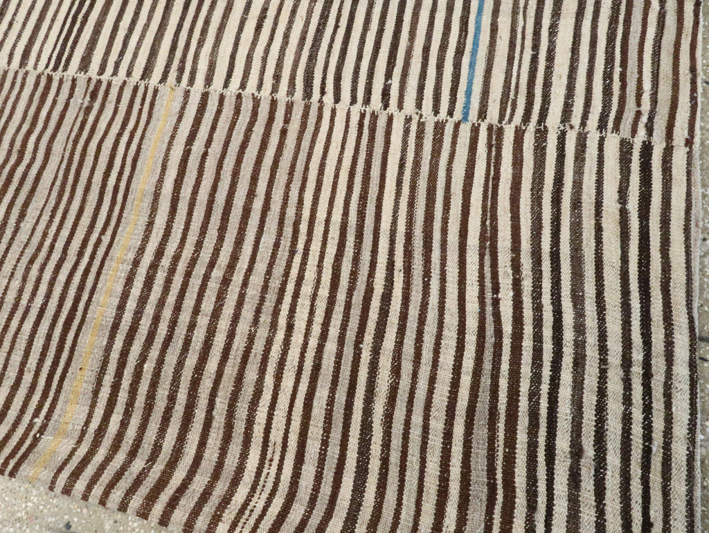 Vintage Persian Mazandaran Kilim Gallery Carpet, No.28549 - Gsblank