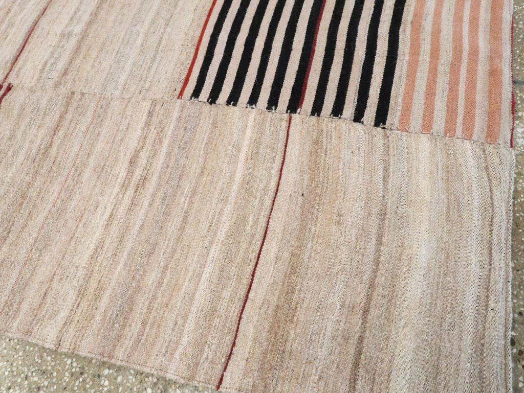 Vintage Persian Flatweave Kilim Gallery Rug, No.28550 - Gsblank