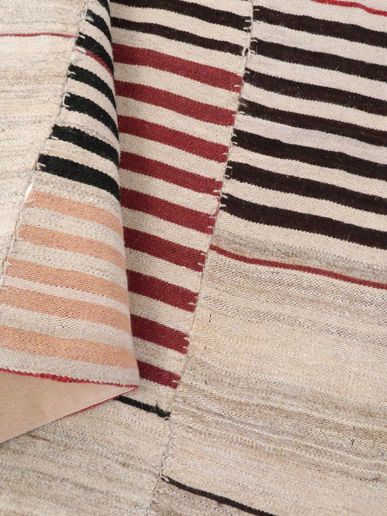 Vintage Persian Flatweave Kilim Gallery Rug, No.28550 - Gsblank