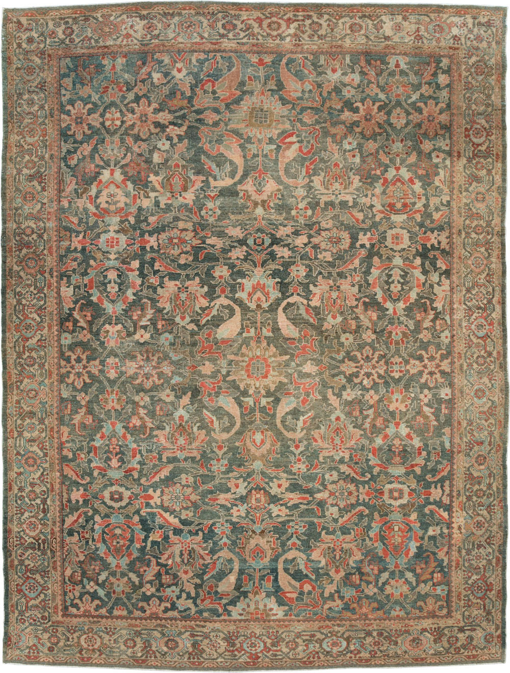 Antique Persian Malayer Carpet, No.28555 - Gsblank
