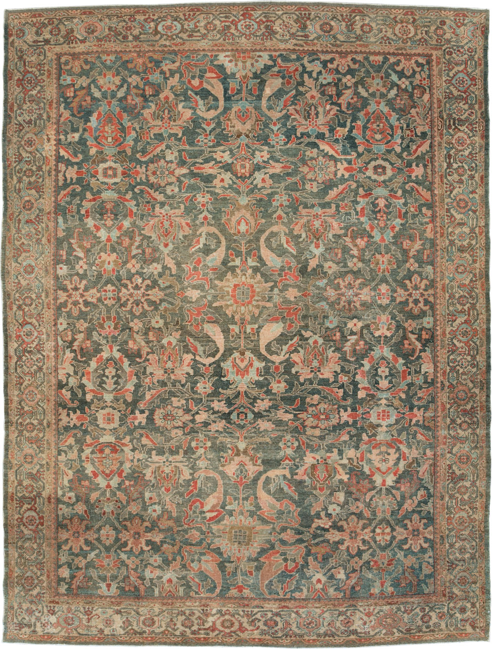 Antique Persian Malayer Carpet, No.28555 - Gsblank