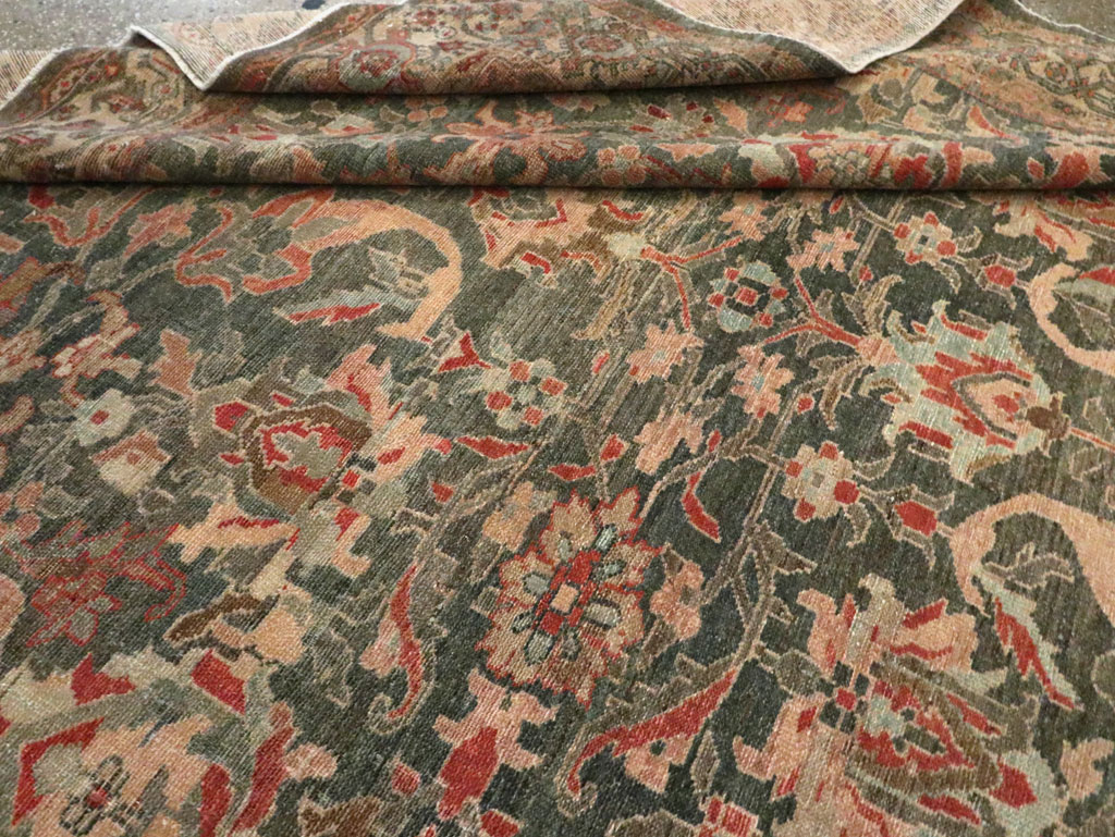 Antique Persian Malayer Carpet, No.28555 - Gsblank