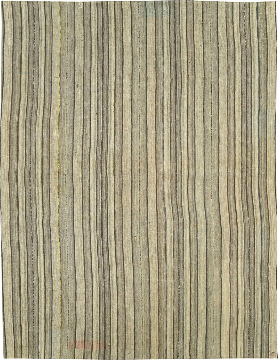 Vintage Persian Flatweave Kilim, No.28559 - Gsblank