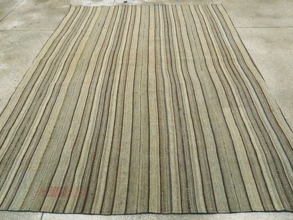 Vintage Persian Flatweave Kilim, No.28559 - Gsblank