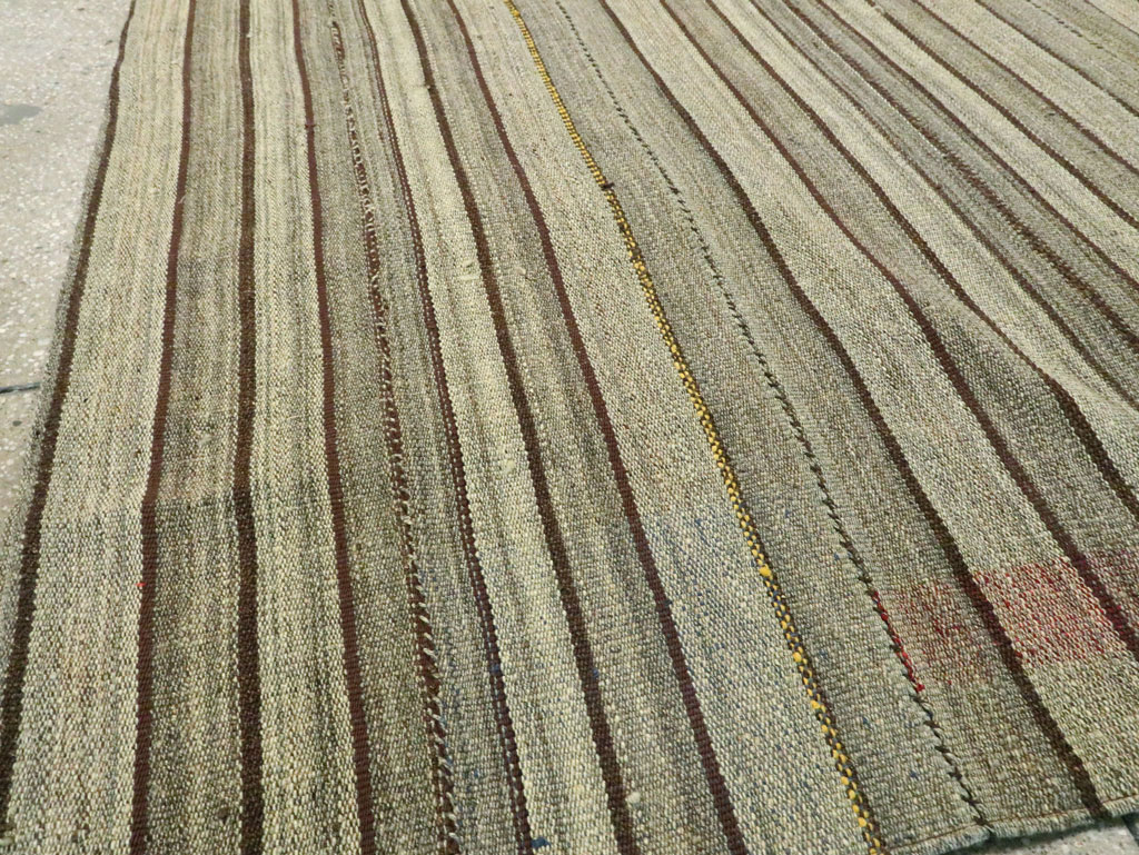 Vintage Persian Flatweave Kilim, No.28559 - Gsblank