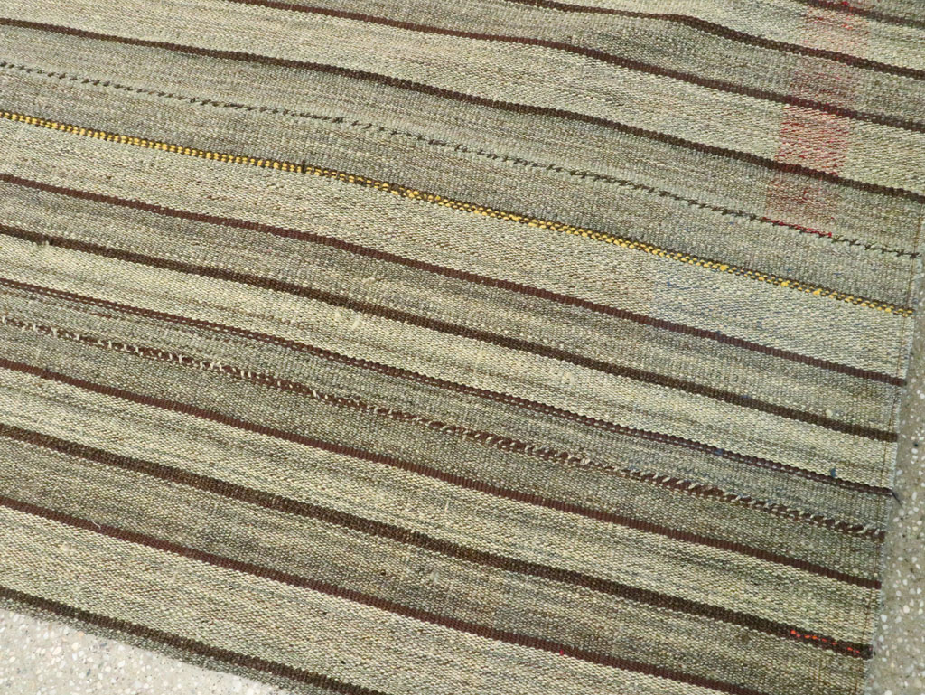 Vintage Persian Flatweave Kilim, No.28559 - Gsblank