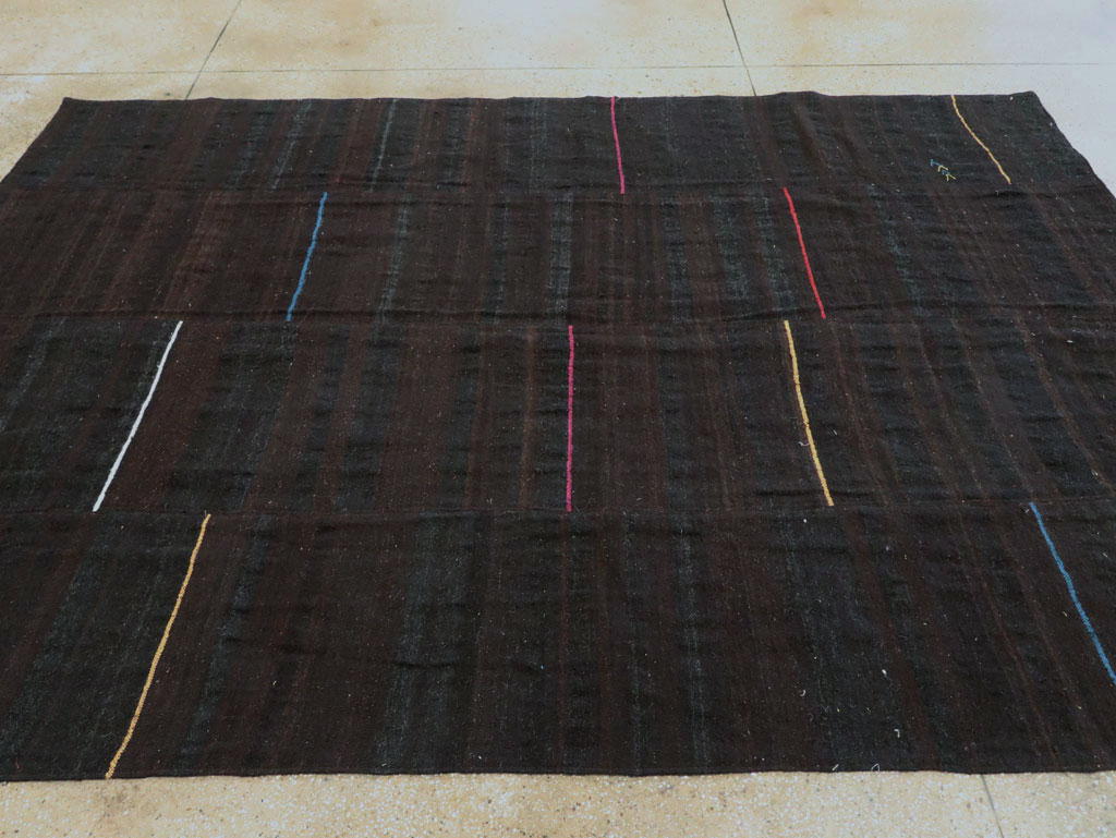 Modern Persian Flatweave Kilim, No.28566 - Gsblank