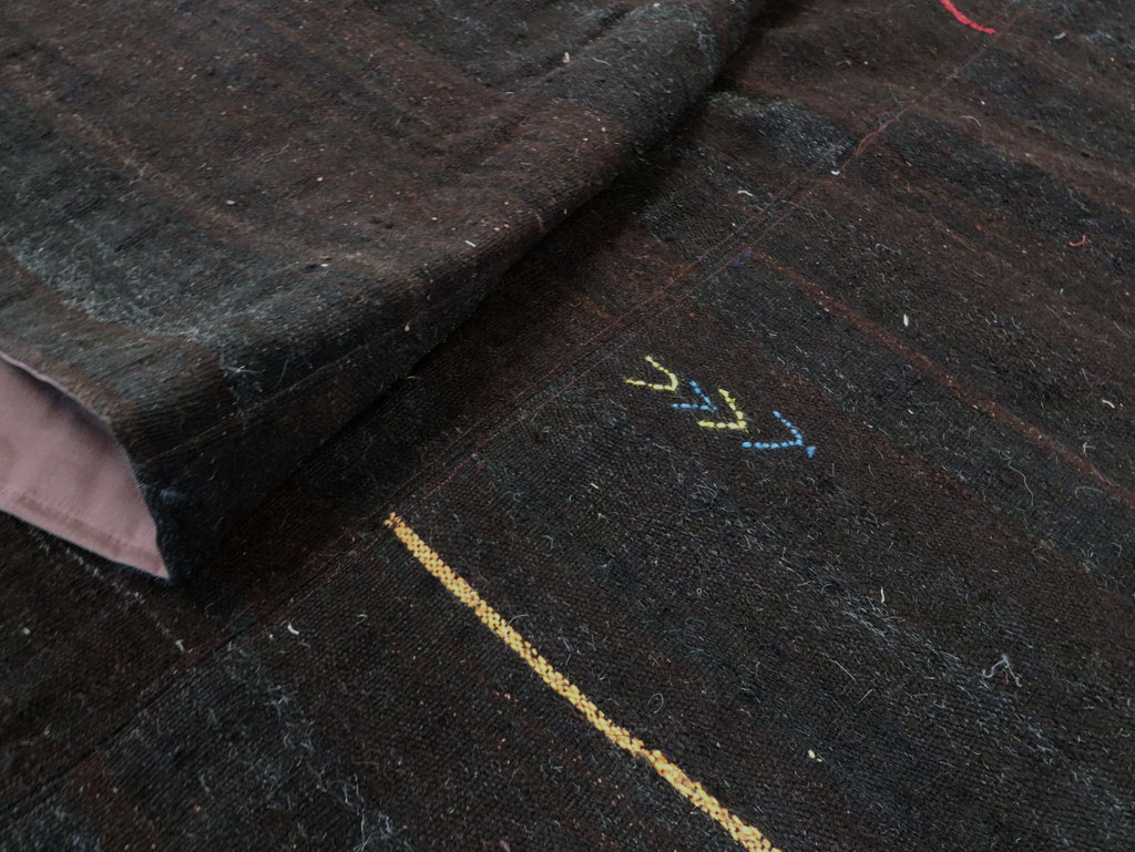 Modern Persian Flatweave Kilim, No.28566 - Gsblank