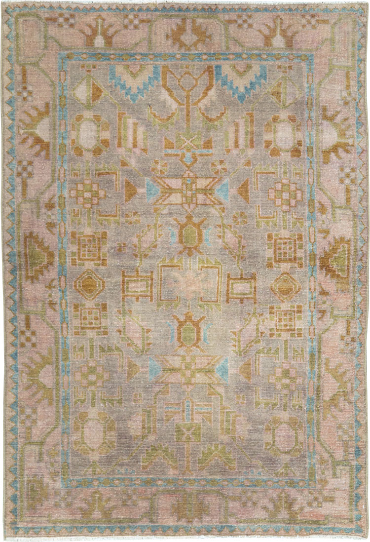 Vintage Persian Malayer Rug, No.28571 - Gsblank