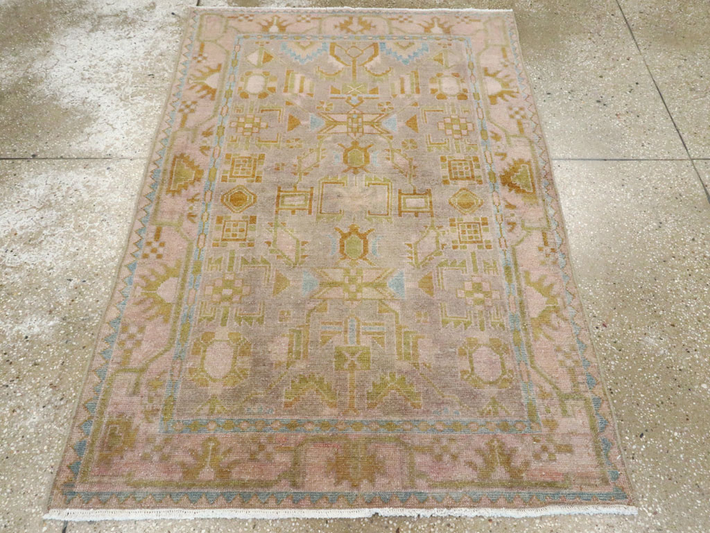 Vintage Persian Malayer Rug, No.28571 - Gsblank