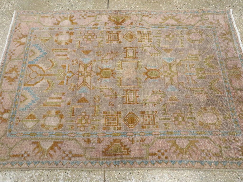 Vintage Persian Malayer Rug, No.28571 - Gsblank