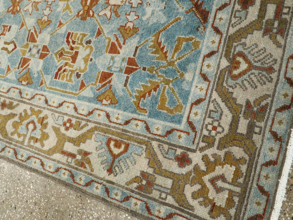 Vintage Persian Malayer Accent Rug, No.28572 - Gsblank